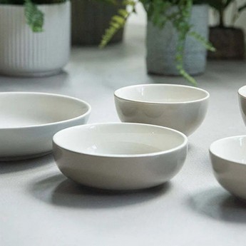 ������� Loveramics Er-go! 14cm Low Bowl (L) (Taupe)