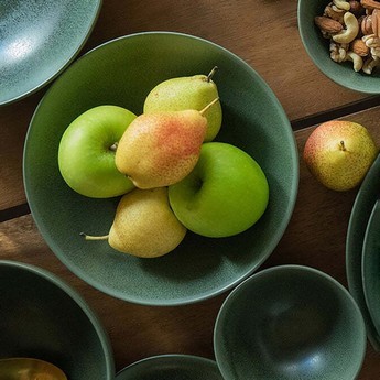 ������� Loveramics Studio 12cm Low Bowl (S) (Matte Dark Green)