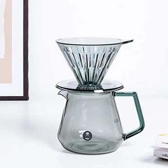 ����� Timemore Crystal Eye PCTG Brewer Set Transparent Black ������� 01 + ������ 360ml