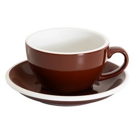Кофейная пара Loveramics egg, 250ml, цвет: коричневый (brown)