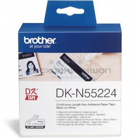BROTHER DKN55224 белая неразрезанная бумажная лента (54 мм x 30,48 метров)