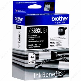 BROTHER LC569XL-BK картридж для MFC-J3520, MFC-J3720 (чёрный, 2400 стр)