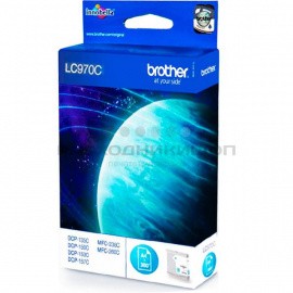 BROTHER LC970C картридж для DCP-135C, DCP-150C, MFC-235C, MFC-260C (голубой, 300 стр)