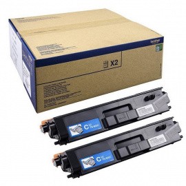 BROTHER TN-900C тонер-картридж голубой, 2 шт
