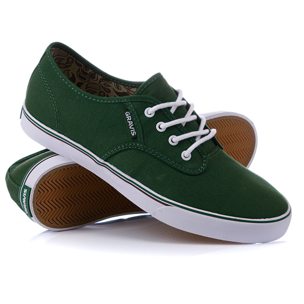Мужские зеленые кроссовки