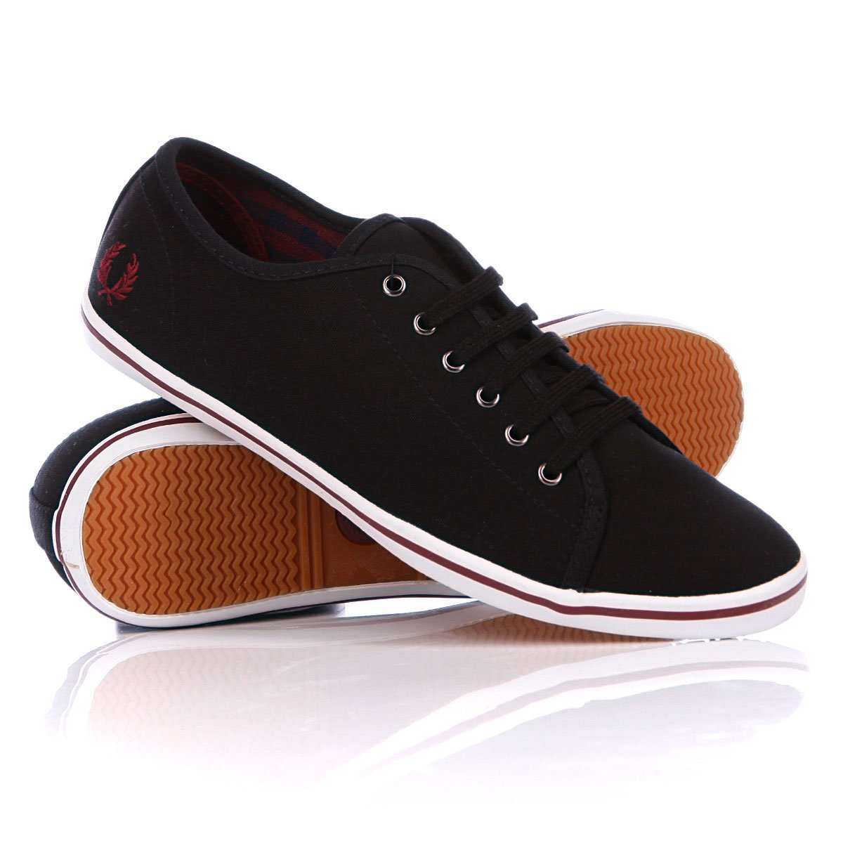 Купить кеды женские Fred Perry Phoenix Canvas Black в интернет-магазине ...