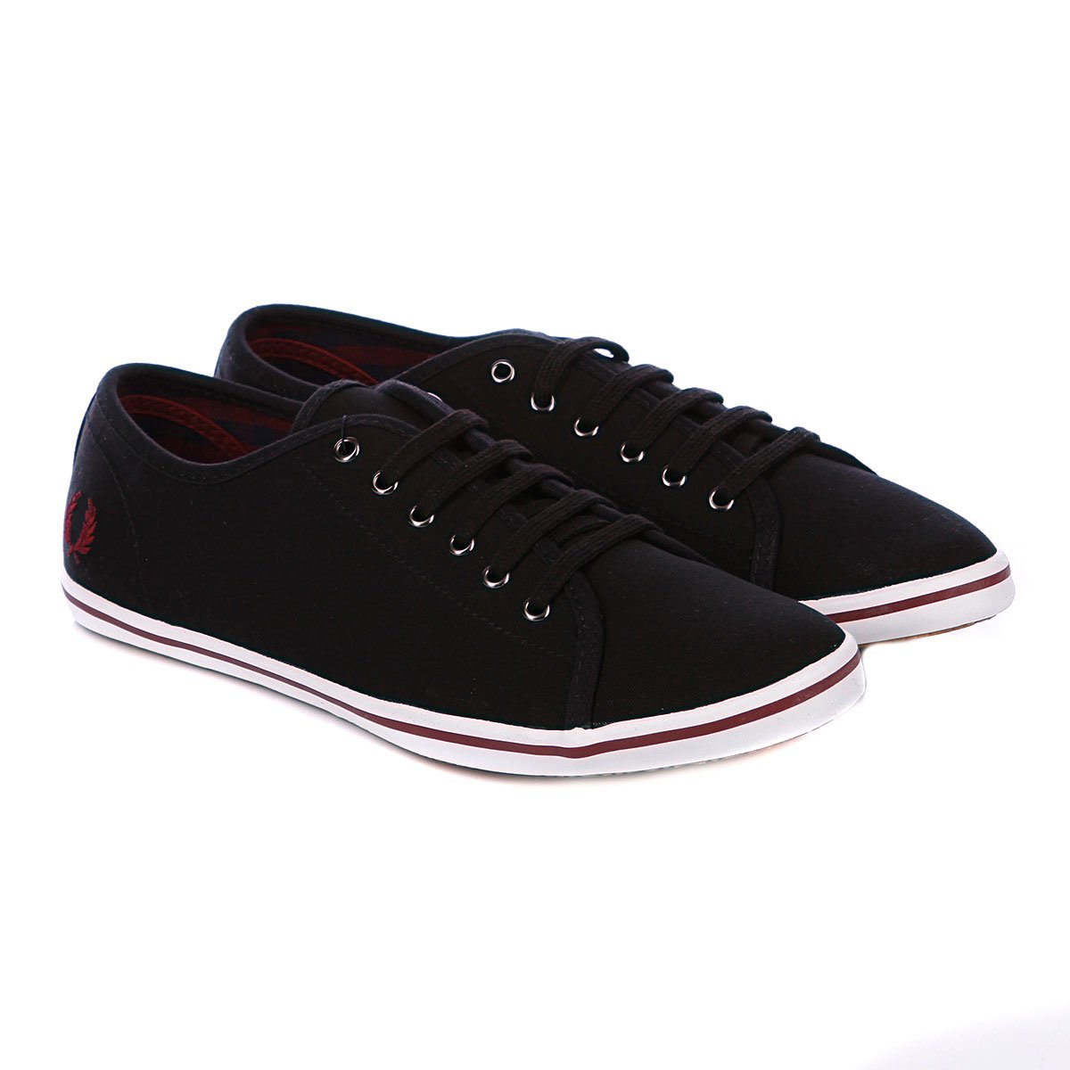 Купить кеды женские Fred Perry Phoenix Canvas Black в интернет-магазине ...