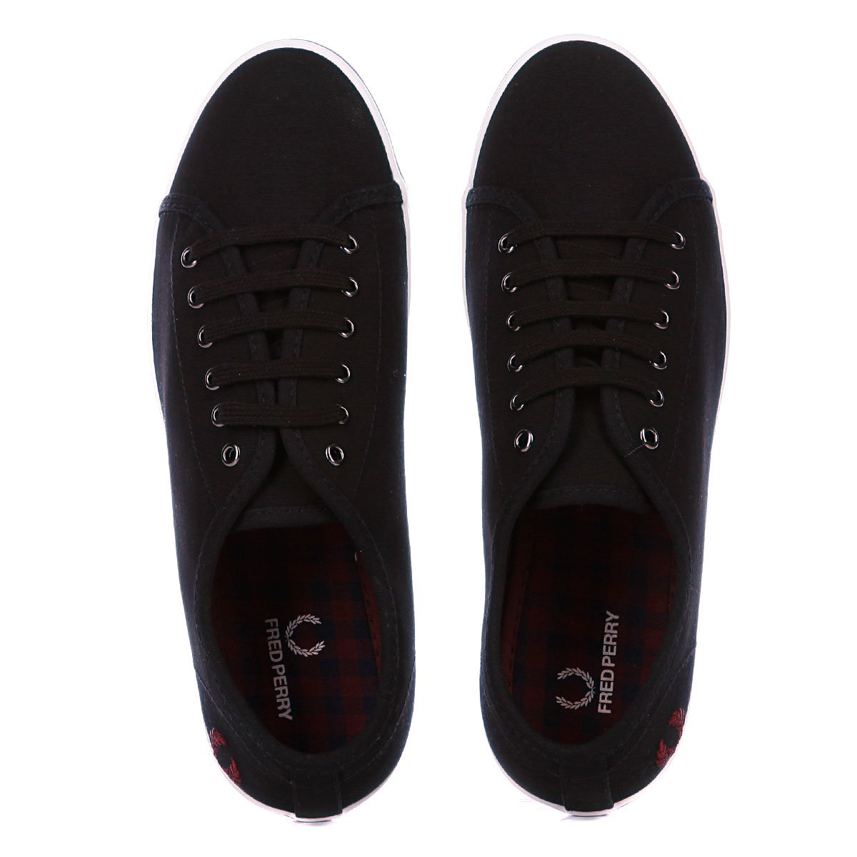 Купить кеды женские Fred Perry Phoenix Canvas Black в интернет-магазине ...
