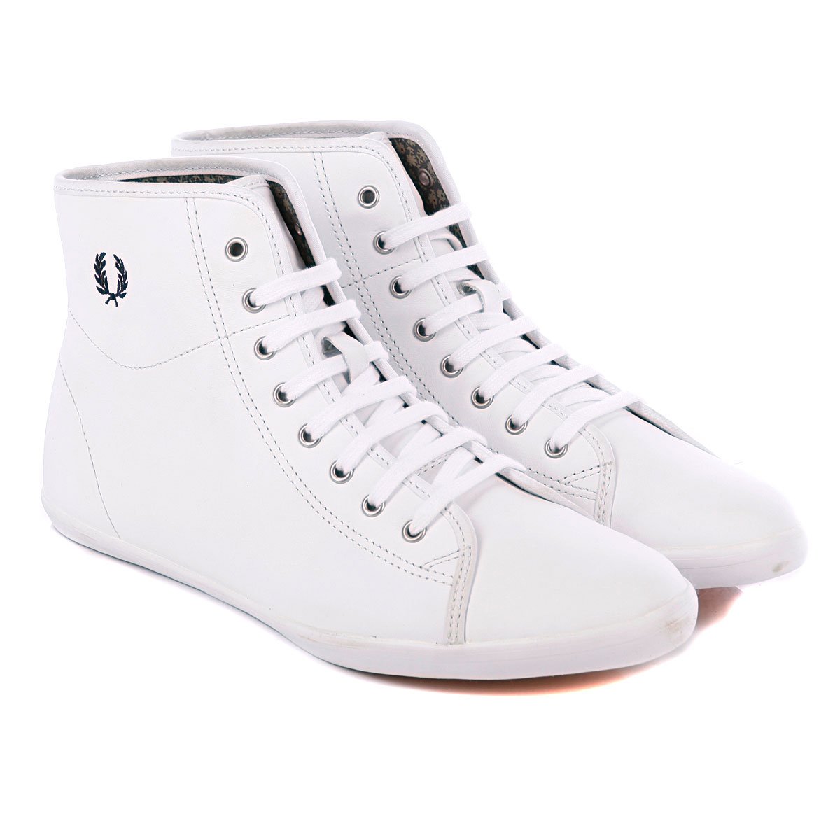 Купить кеды высокие женские Fred Perry Phoenix Mids Leather White в ...