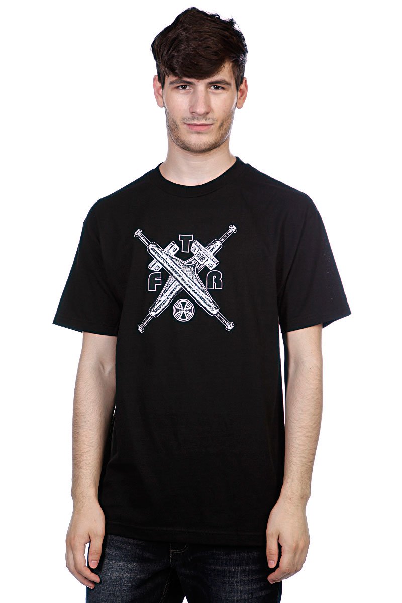 Купить футболку Independent Ftr Truck Cross Black в интернет-магазине ...