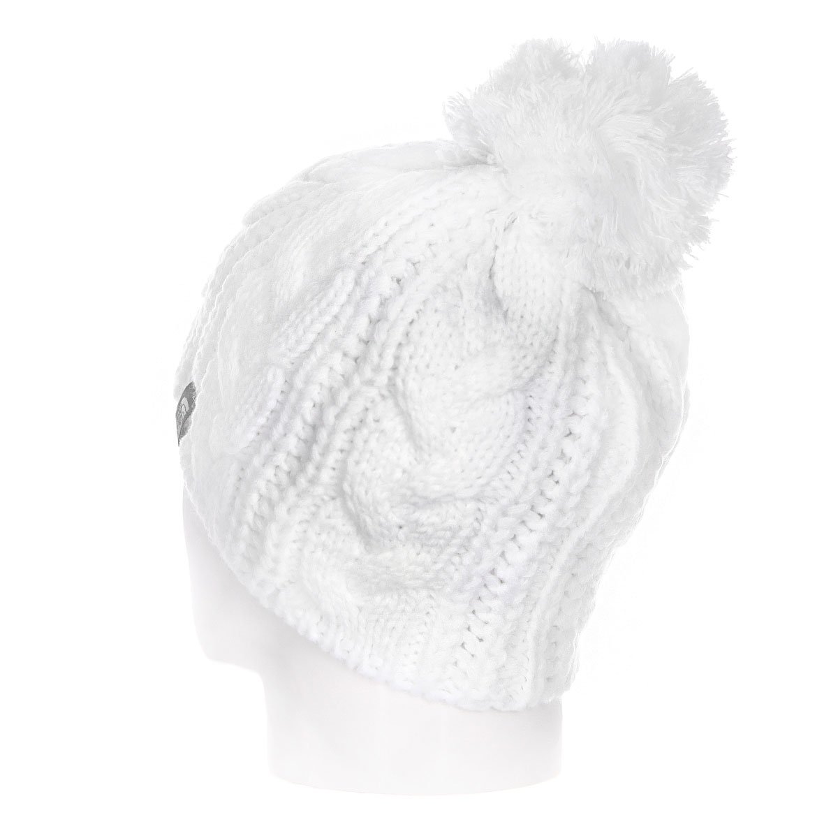 pom beanie white