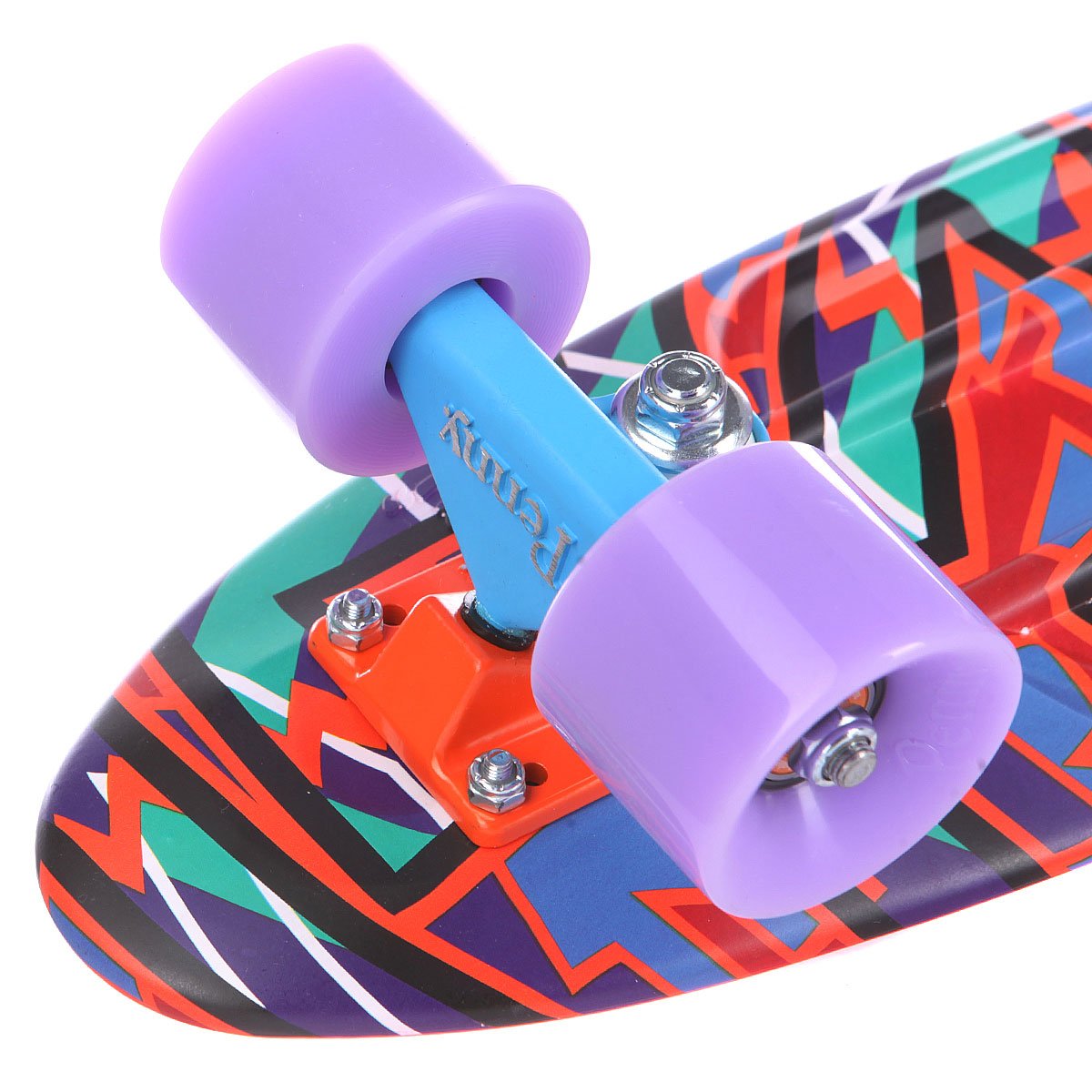 Купить скейт мини круизер Penny Original Purple/Orange 22 (55.9 см ...