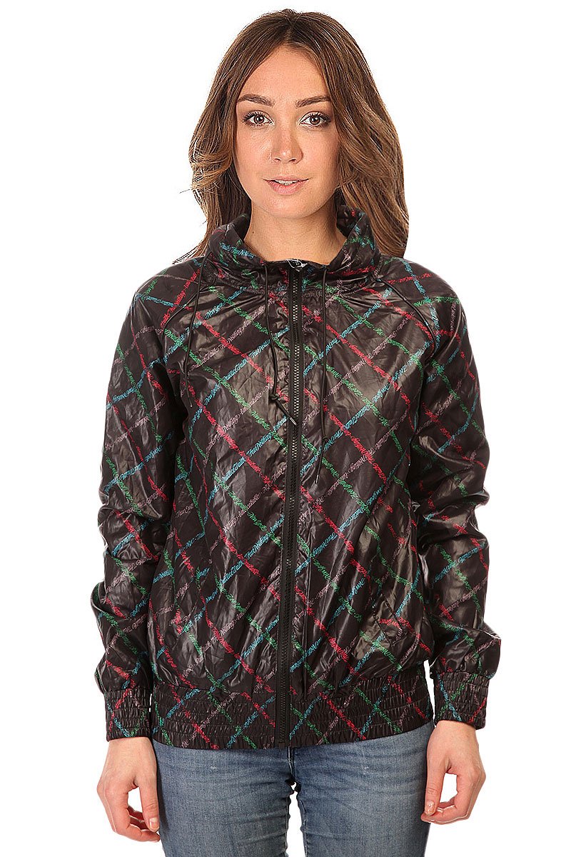 Купить ветровку женскую Zoo York Zoo Only Jaket Black в интернет ...