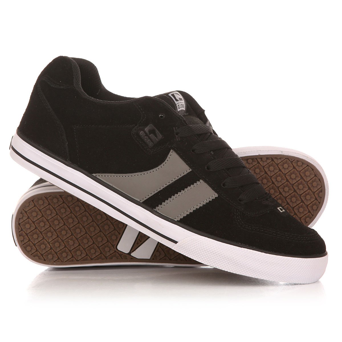 Купить кеды низкие Globe Encore 2 3m Reflective Black/Silver в  интернет-магазине Proskater.ru