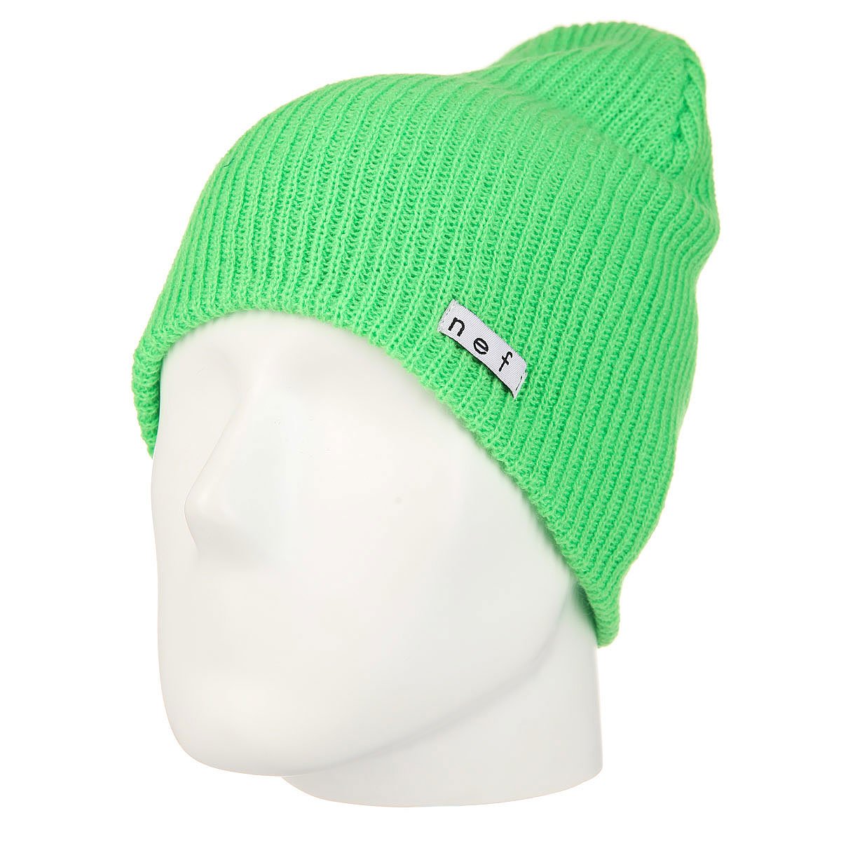 slime green beanie