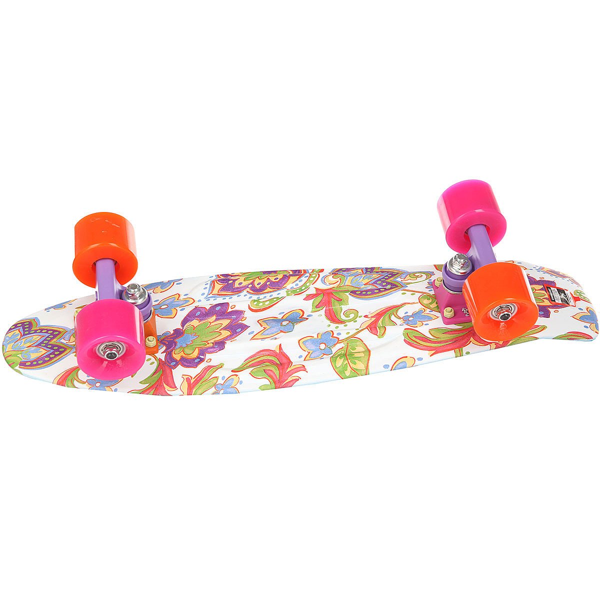 Купить скейт мини круизер пластборд Drop White/Multi 6 x 22.5 (57 см) в ...