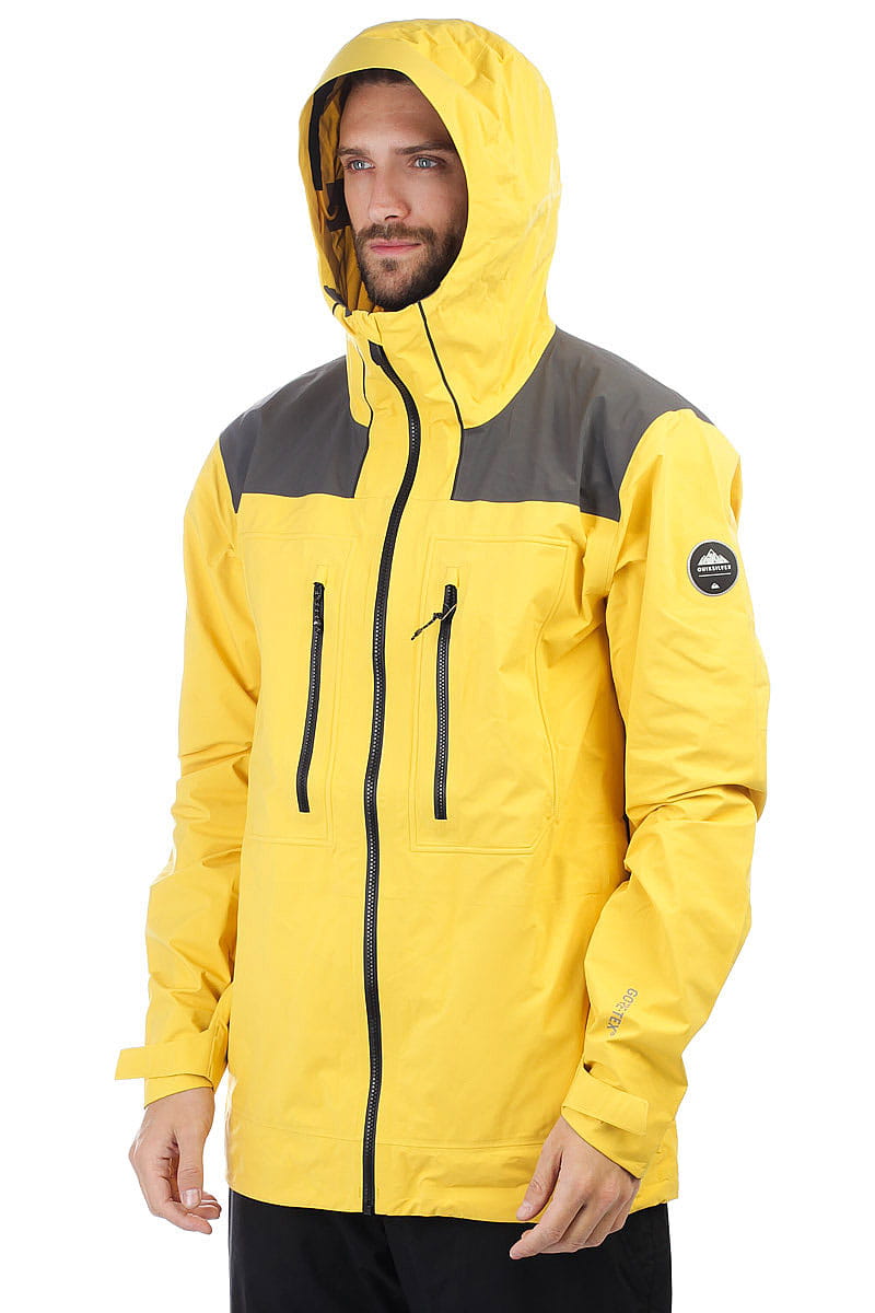 Желтые куртки сноубордические quiksilver