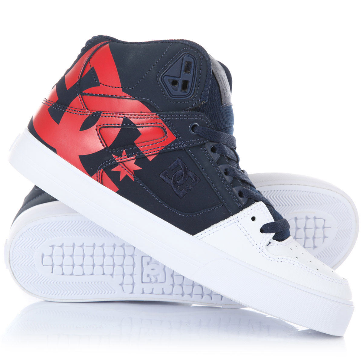 Купить мужские высокие кожаные кеды Pure High-Top (ADYS400050-NRD) в ...