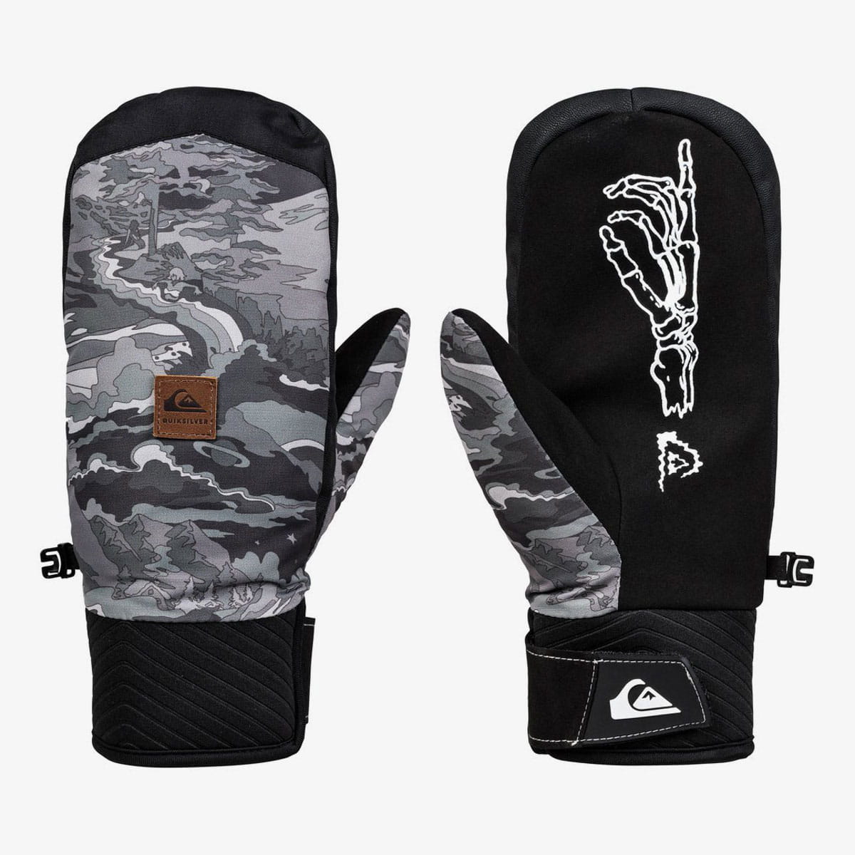 quiksilver snowboard mittens