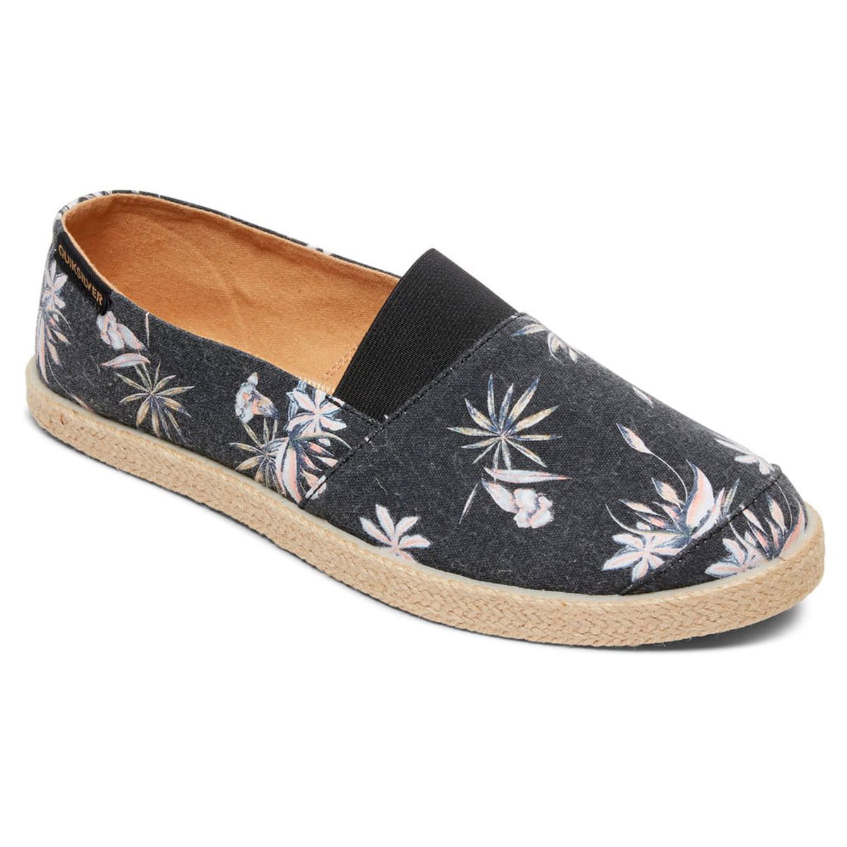 Купить мужские Слипоны Quiksilver Espadrilled черный, белый от QUIKSILVER  по выгодной цене за 3213 Р | Эспадрильи Квиксильвер с доставкой в brd.ru