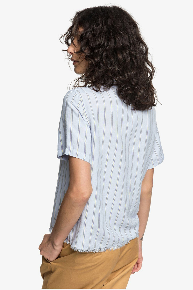 Женская льняная рубашка с коротким рукавом Quiksilver Womens
