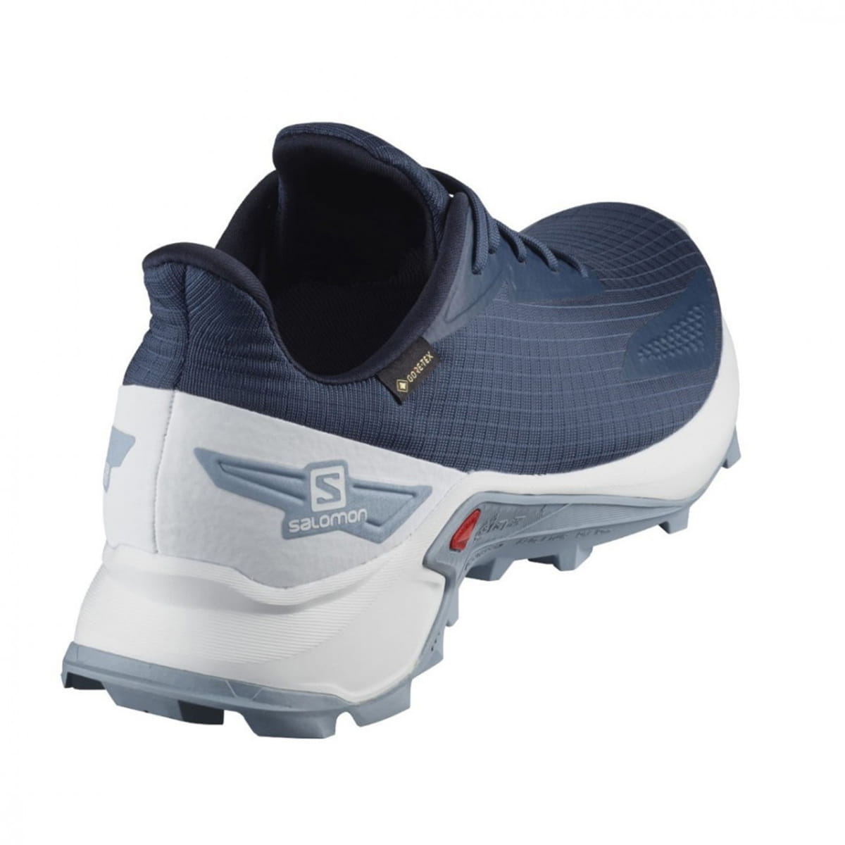 Купить кроссовки Salomon Alphacross Blast Gtx Darkde/Wh/Ash синий от Salomon  по выгодной цене за 7199 Р | Трекинговые ботинки с доставкой в brd.ru