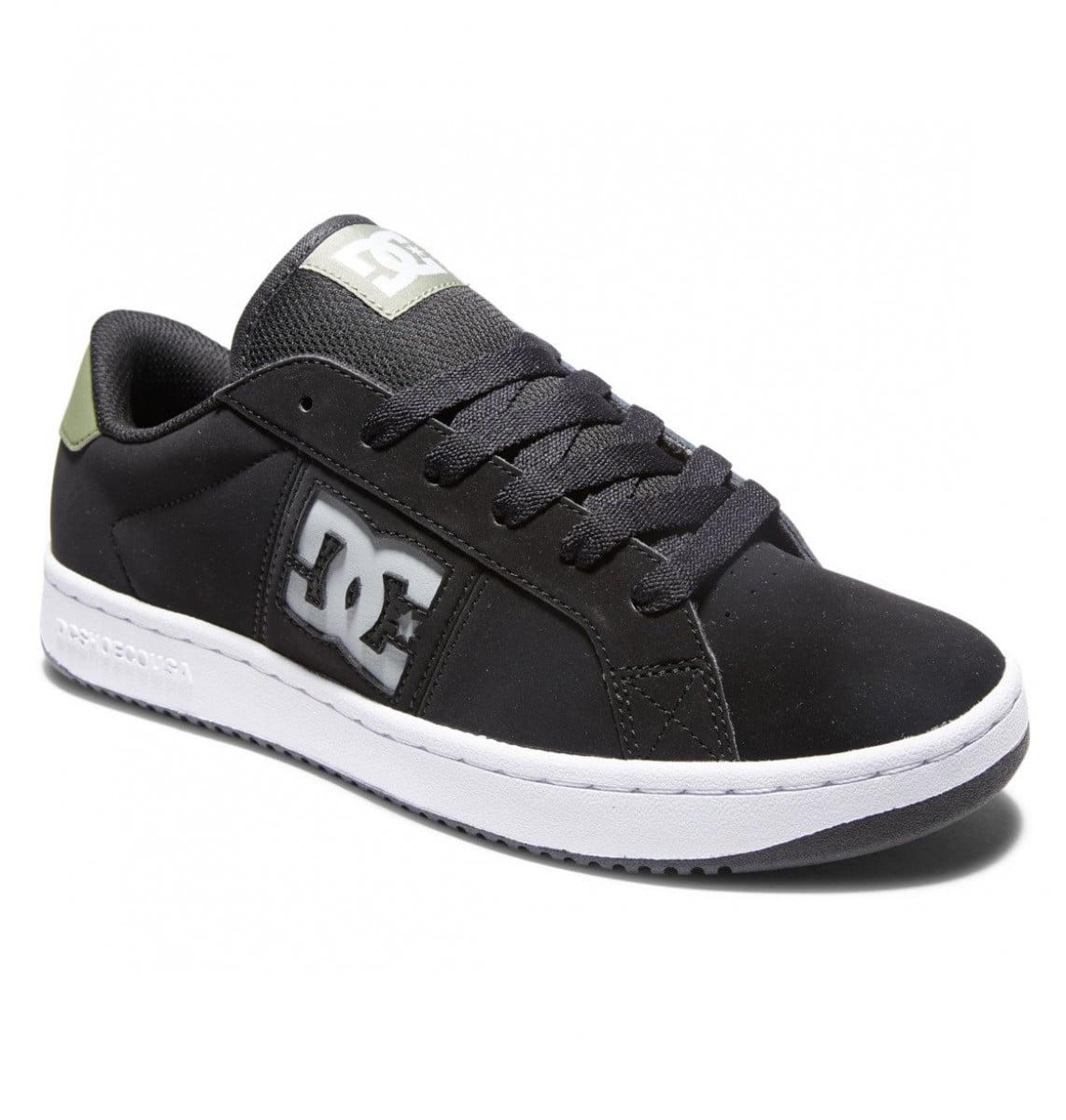 Купить кожаные Кеды Striker Black/Olive черный от DC Shoes по выгодной ценеза 8490 Р