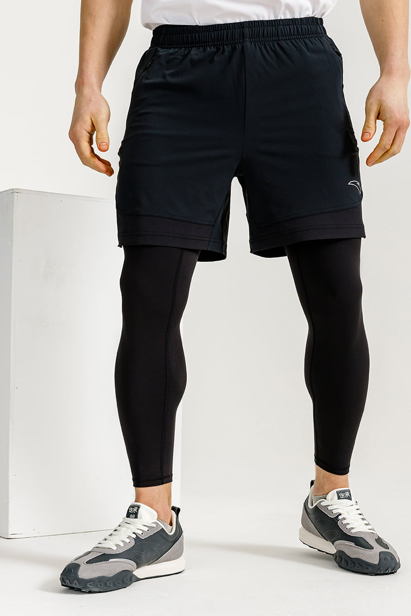 Купить тайтсы с шортами Anta Running (852315302-1) в интернет-магазине ...