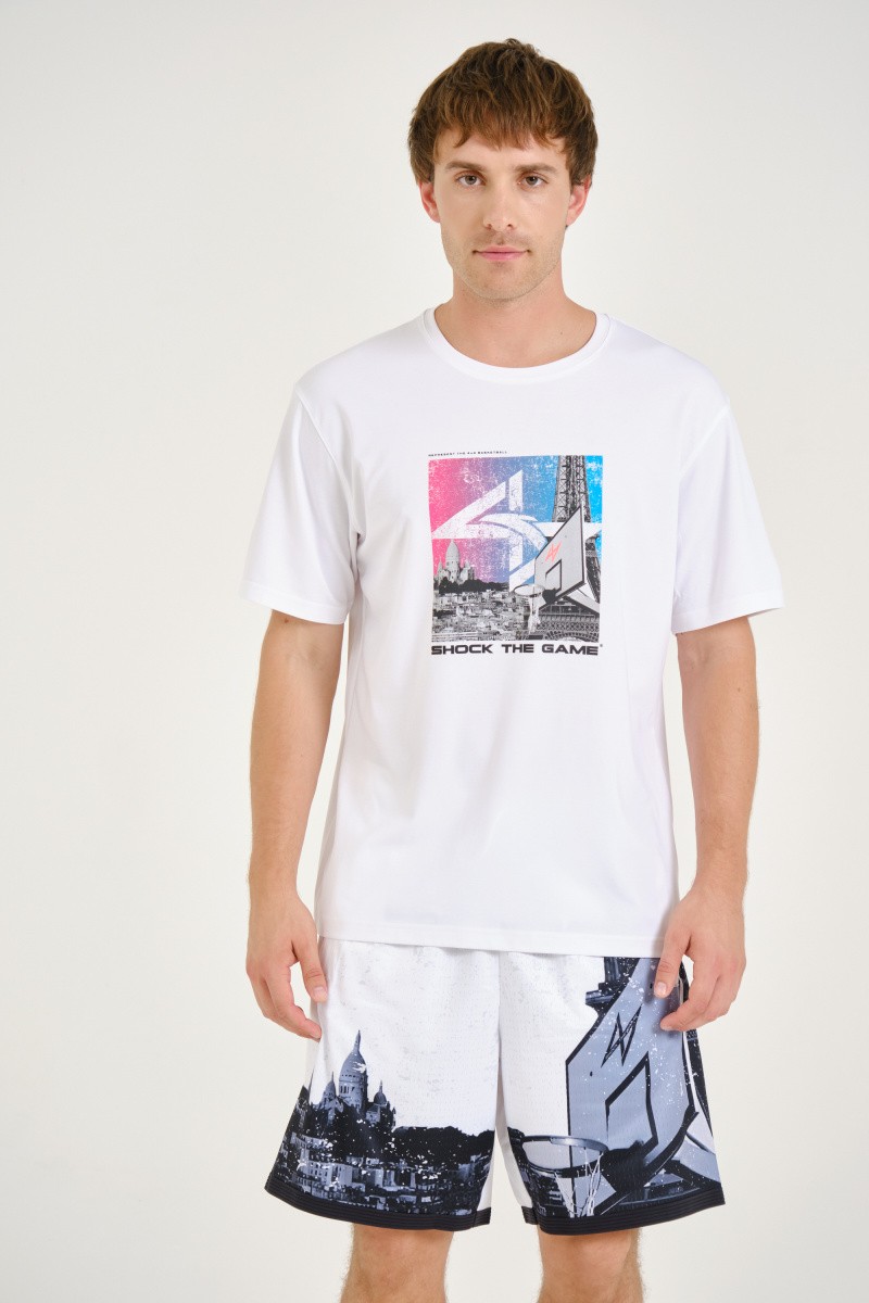�������� ANTA Block Court SS Tee 852431107-8