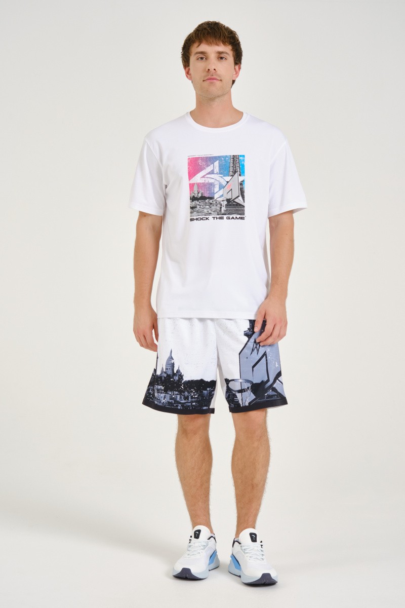 �������� ANTA Block Court SS Tee 852431107-8