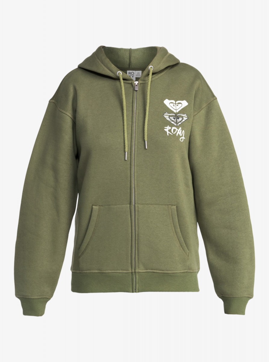 фото Худи на молнии surf stoked roxy