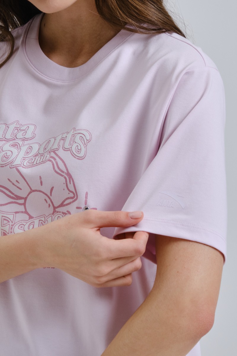 �������� ANTA BLUE HEART GREEN MIND SS Tee 862528104-2