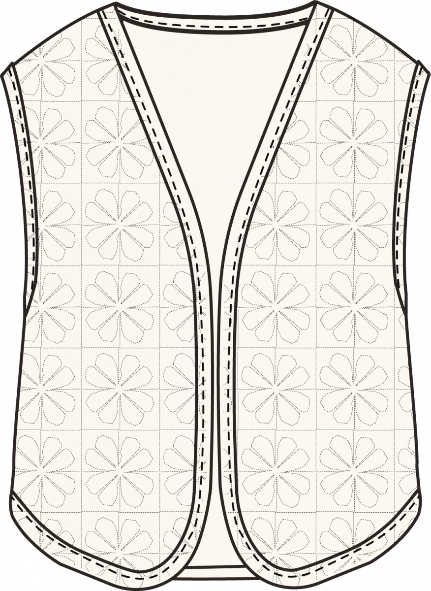 WAISTCOAST QUILTED VEST 7699₽