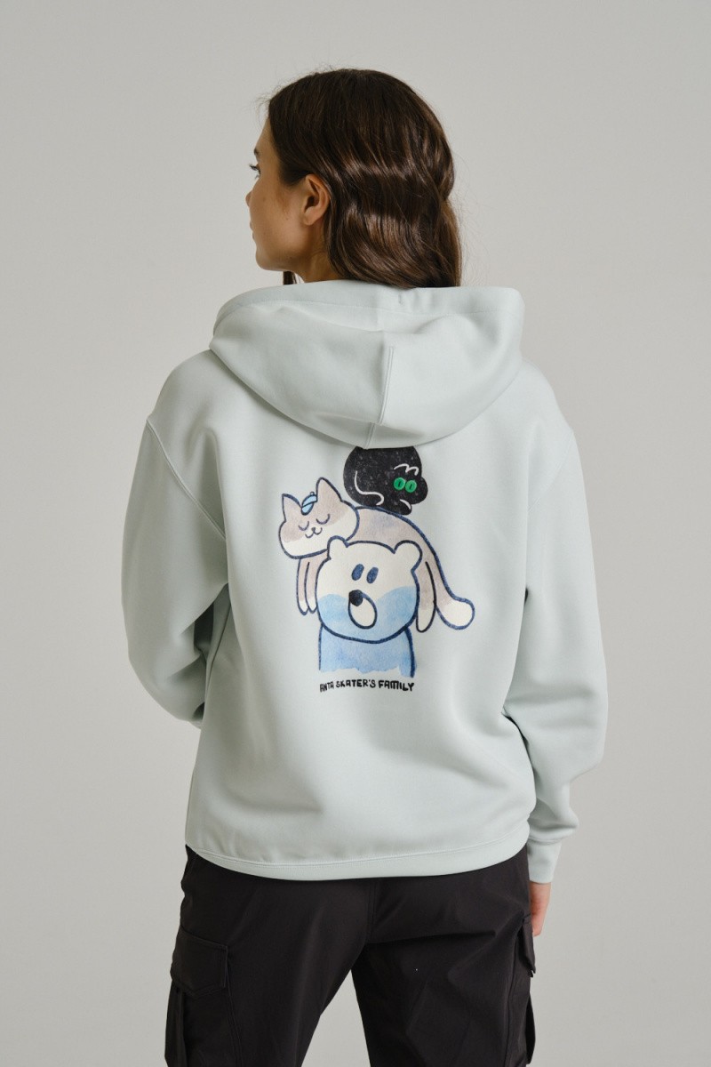 ���� ANTA SKATER'S FAMILY Sweat Hoodie 872538702-4
