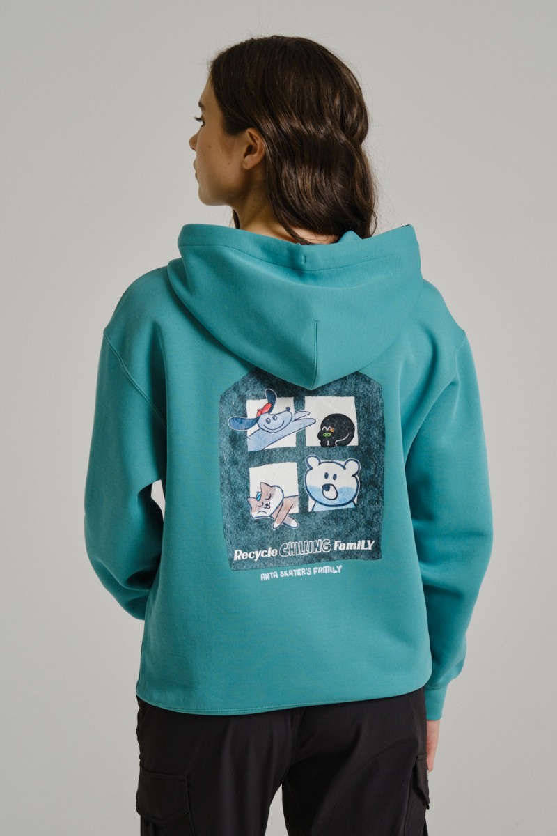 ���� ANTA SKATER'S FAMILY Sweat Hoodie 872538702-3