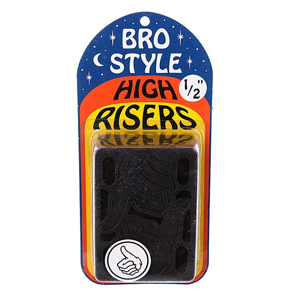 Купить подкладки для скейтборда Bro Style 1/2 High Risers в интернет ...