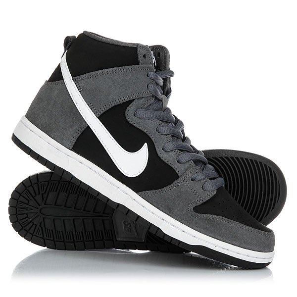 ÐÑÐ¿Ð¸ÑÑ ÐºÐµÐ´Ñ Ð²ÑÑÐ¾ÐºÐ¸Ðµ Nike Sb Zoom Dunk High Pro Dark Grey/White-Black (854851-010) Ð² Ð¸Ð½ÑÐµÑÐ½ÐµÑ 