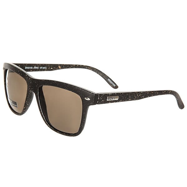 Черный очки женские roxy miller matte woodchips black3