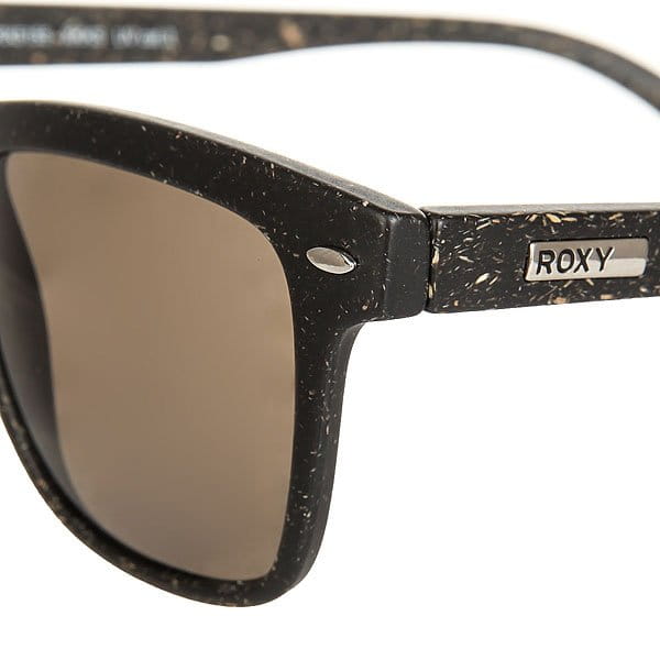 Черный очки женские roxy miller matte woodchips black3