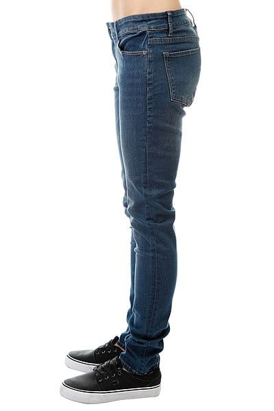 Бежевые джинсы-скинни suntrippers dark blue