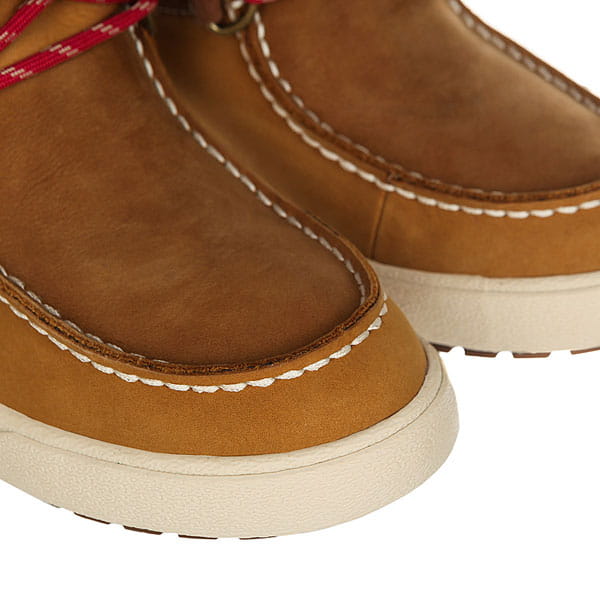 Бежевые ботинки высокие женские roxy rainier boot brown