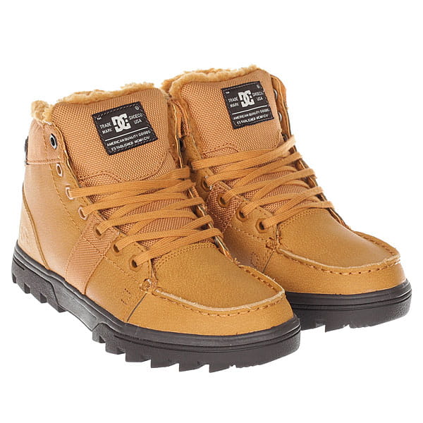 Ботинки DC Woodland j Boot женские. Ботинки DC Shoes Woodland j Boot we9. Woodland женские ботинки зимние коричневые. Adjb700003-we9.