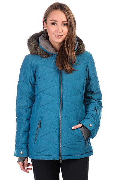 Синий сноубордическая куртка quinn roxy