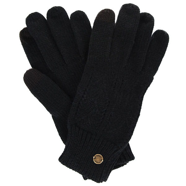 Черные перчатки poetic season roxy