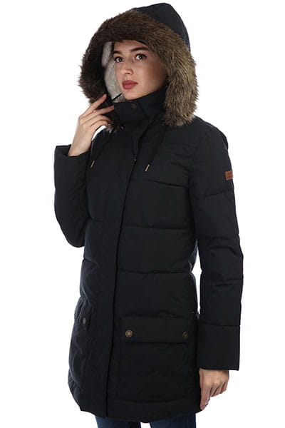 Жен./Одежда/Верхняя одежда/Куртки зимние Женская Куртка Roxy Ellie Real Black