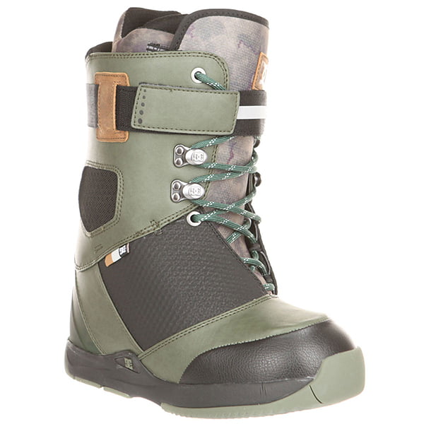 Темно-зеленые сноубордические ботинки tucknee
