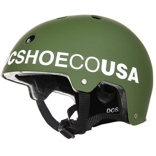 Зеленый скейтовый шлем askey 3