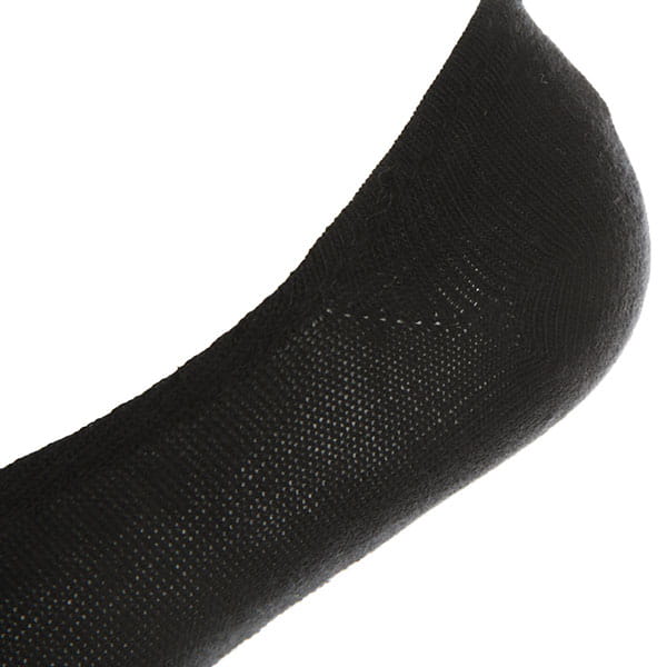 Черные мужские носки-невидимки quiksilver (3 пары)