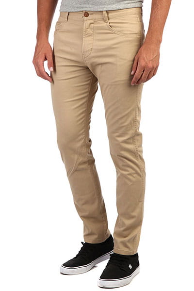 Светло-серый брюки-чинос krandy 19" straight fit