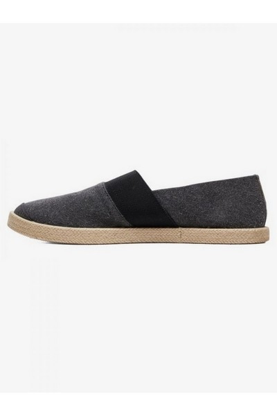  Espadrilled Solid Black